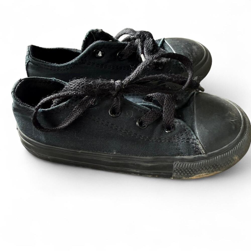 Black converse all star trainers